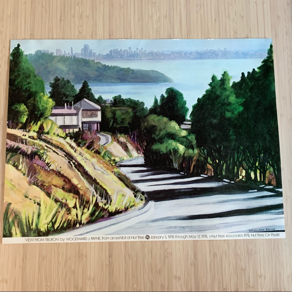 1978 View From Tiburon Poster
